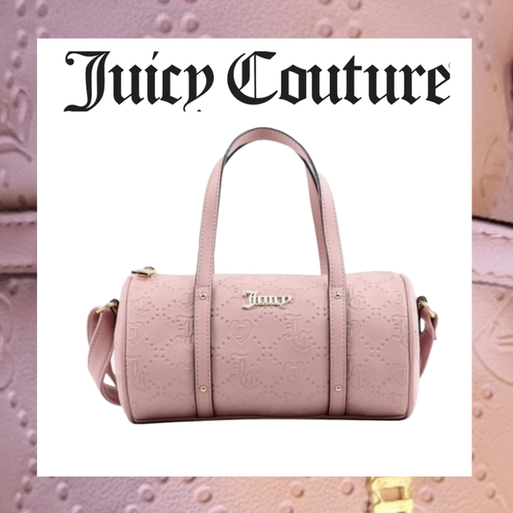 Juicy Couture Handbags - NWT JUICY COUTURE MINI BARREL BAG DUSTY BLUSH